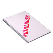 #GirlBoss - Quote Notebook Notizblock (Rechte Seite)