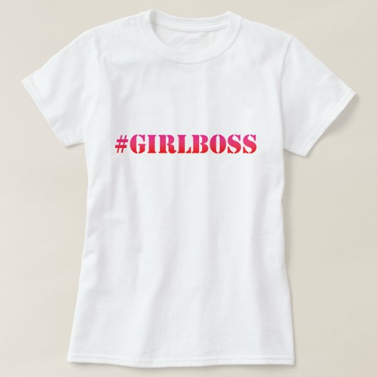 #GirlBoss - Sweatshirt T-Shirt (Design vorne)