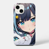 GirlCat PhoneCase iPhone Hülle (Rückseite)