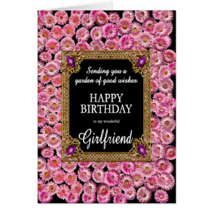 Girlfriend Birthday Pink Daisies