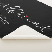 Girlfriend Definition Liebe Herz Elegantes Skript Sherpadecke (3/4)