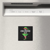 Girlfriend Elf Christmas Girls Women Elf Squad Xma Magnet (In Situ (Geschirrspüler))