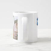 Girlfriend Foto Blue Script Jumbo-Tasse (Rückseite)