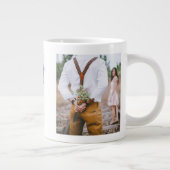 Girlfriend Foto Blue Script Jumbo-Tasse (Rechts)