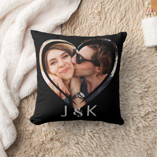 Girlfriend Foto Collage Verabred Couple Kissen (Decke)