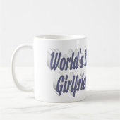 Girlfriend Foto Grautypografie Kaffeetasse (Links)