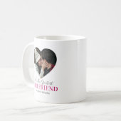 Girlfriend Foto Heart Gift Kaffeetasse (Vorderseite Links)