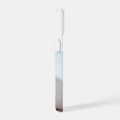 Girlfriend Foto Sea Blue Typografy iPhone 15 Hülle (Rechte Seite)