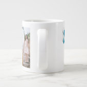 Girlfriend Foto Sky Script Jumbo-Tasse (Rückseite)