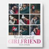 Girlfriend-Geschenk | WELTBESTES FOTO Fotoplatte (Vorderseite)