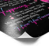 Girlfriend-Geschenke | Brief an meine Freundin Fotodruck (Ecke)