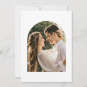 Girlfriend-Geschenkkarte für ihre Jubiläumskarte Einladung (Rückseite)