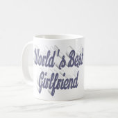 Girlfriend-Grauskript Kaffeetasse (Vorderseite Links)