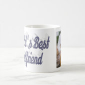 Girlfriend-Grauskript Kaffeetasse (Mittel)