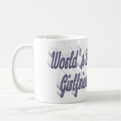 Girlfriend-Grauskript Kaffeetasse (Links)