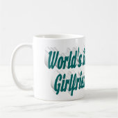 Girlfriend-grüne Typografie Kaffeetasse (Links)