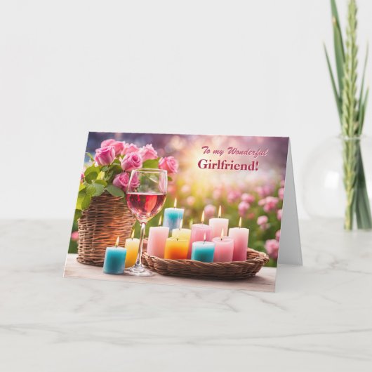 Girlfriend Happy Mothers Day Cheers Feiertagskarte (Vorderseite)