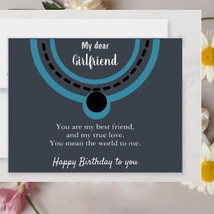 Girlfriend Jewele Message Card