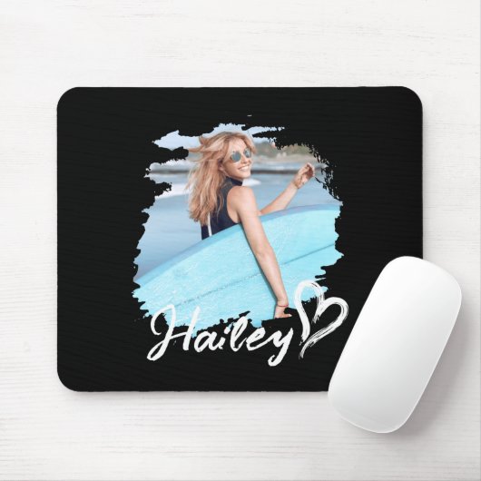 Girlfriend Nge Heart Simple Modern Cool Photo Mousepad (Mit Mouse)
