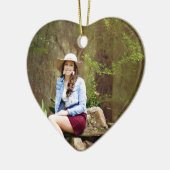 Girlfriend Ornament - Heart Keepake (Links)
