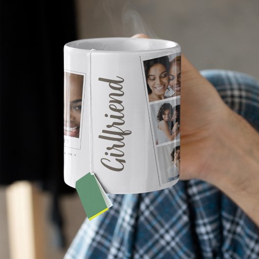 Girlfriend Photo Collage Mug Kaffeetasse