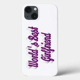Girlfriend purple script Case-Mate iPhone hülle