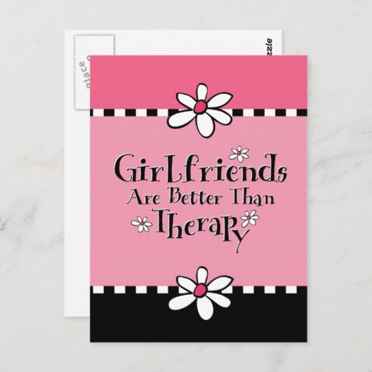 Girlfriend Therapy Postkarte (Vorne/Hinten)