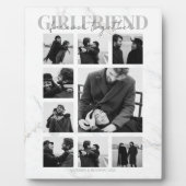 Girlfriend Together Forever Foto Collage Plaque Fotoplatte (Vorderseite)