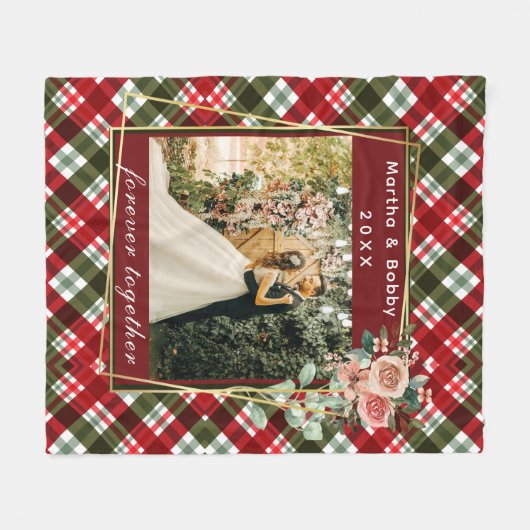 Girlfriend Together Forever Foto Fleecedecke (Vorderseite (Horizontal))