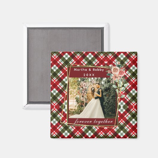 Girlfriend Together Forever Foto Magnet (Vorderseite/Rückseite)