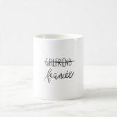 Girlfriend Verlobte Kaffeetasse (Mittel)