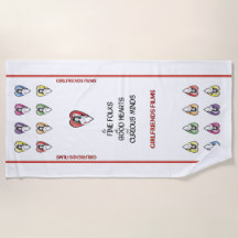 Girlfriends Films Beach Handtuch