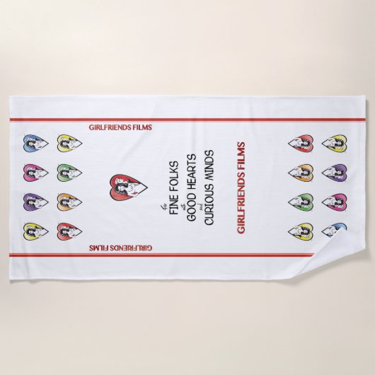 Girlfriends Films Beach Handtuch (Vorderseite)