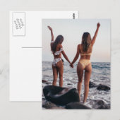 Girlfriends Foto Postkarte (Vorne/Hinten)