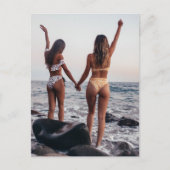Girlfriends Foto Postkarte (Vorderseite)