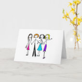 Girlfriends Karte (Gelbe Blume)