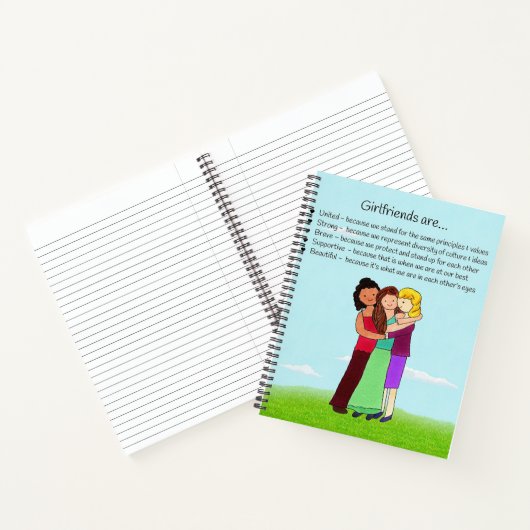 Girlfriends Notebook Notizblock (Innenseite)