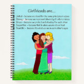 Girlfriends Notebook Notizblock (Vorderseite)