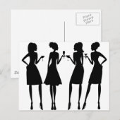 Girlfriends Postkarte (Vorne/Hinten)