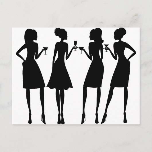 Girlfriends Postkarte (Vorderseite)