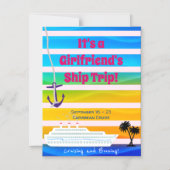 Girlfriends Ship Trip Door Magnet (Vorderseite)