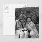 Girlfriends Vintages Foto Postkarte (Vorne/Hinten)