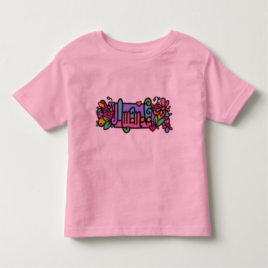 Girlie Amanda! Kleinkind T-shirt (Vorderseite)