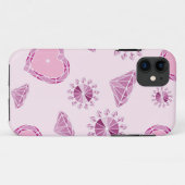 Girlie Bling Case-Mate iPhone Hülle (Rückseite (Horizontal))