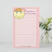Girlie Briefpapier (Stehend Vorderseite)