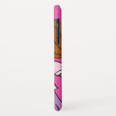 Girlie Bunny Kaninchen Umarmung Grafik pink Case-Mate iPhone Hülle (Hinten/Links)