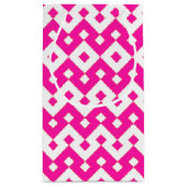 Girlie Candy Pink und White Zigzags Kleine Geschen Kleine Geschenktüte (Rückseite)