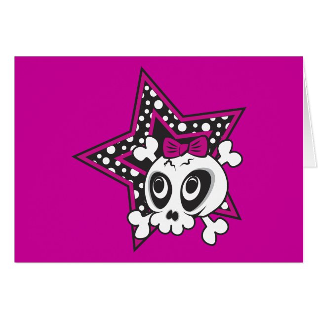 Girlie Emo Skull (Vorderseite (Horizontal))