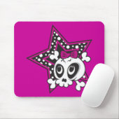 Girlie Emo Skull Mousepad (Mit Mouse)