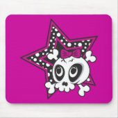 Girlie Emo Skull Mousepad (Vorne)